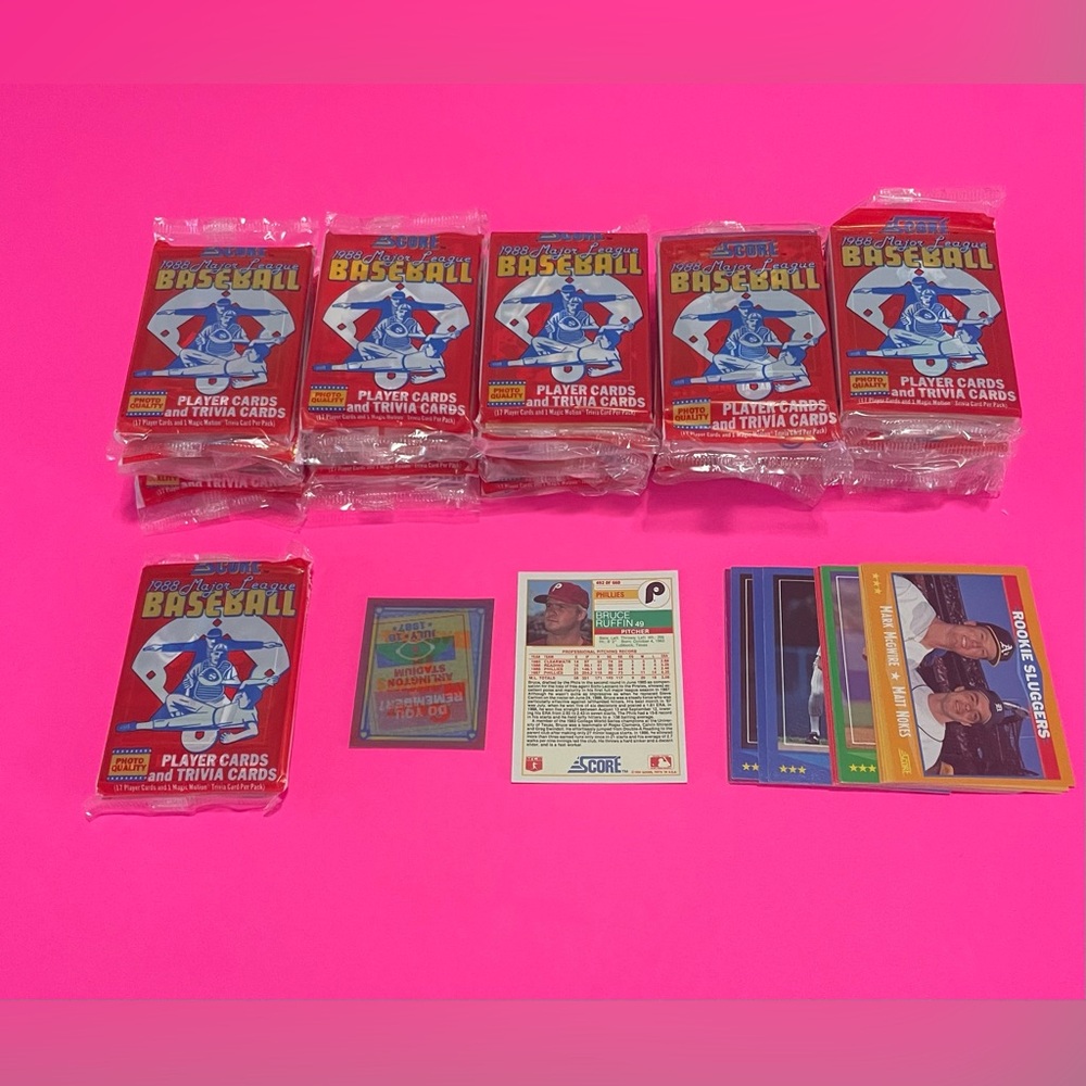 1988 SCORE Baseball ⚾️ Cards